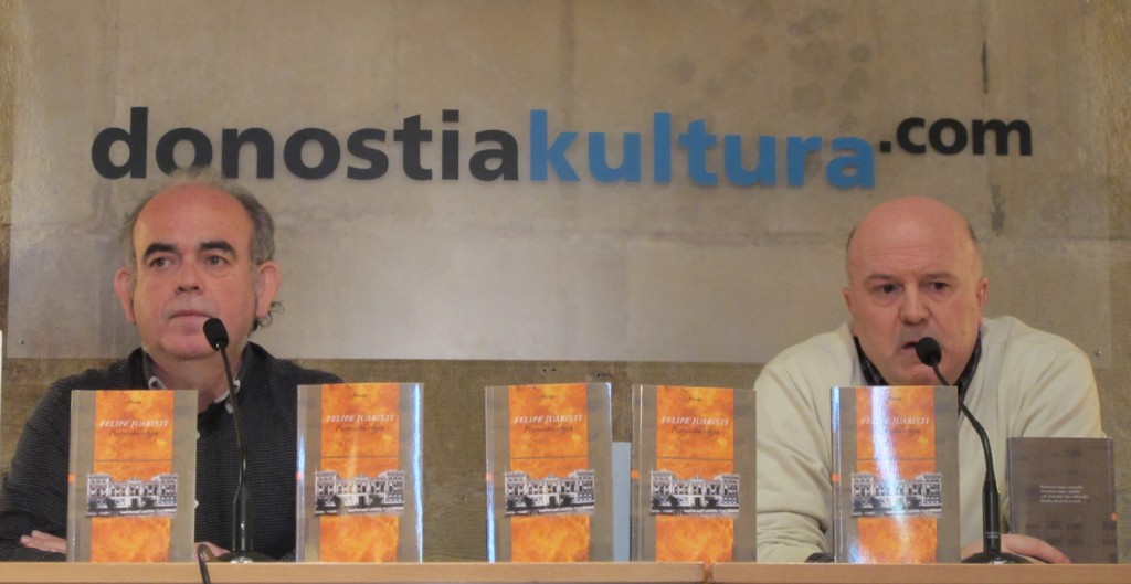 “Piztutako etxea” poesia liburua aurkeztu du Felipe Juaristik
