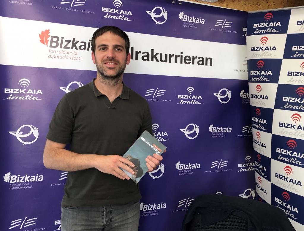Beñat Sarasolarekin "Deklaratzekorik ez" mintzagai Irakurrieranen